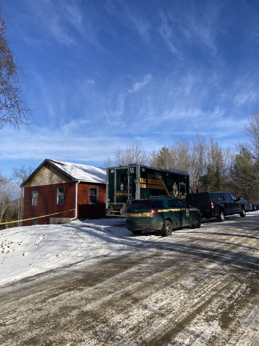 Deadly shooting investigation continues off Griggs Rd in Eden, VT.  @VTStatePolice say a 66-year-old man was found dead at the scene in the overnight. 